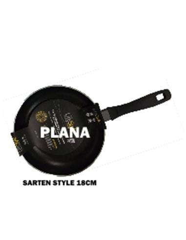 SARTEN ALUMINIO 33714 PLANA  18CM