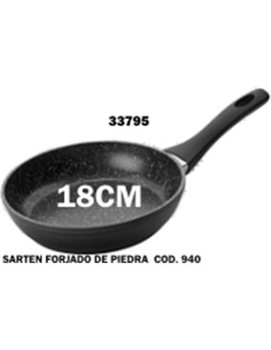SARTEN ALUMINIO FORJADO PIEDRA 18CM