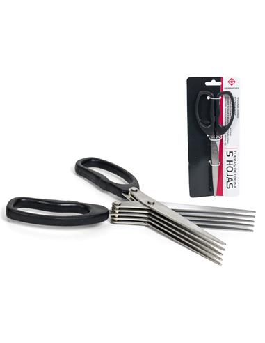 TIJERA COCINA 5HOJAS ACRO INOX