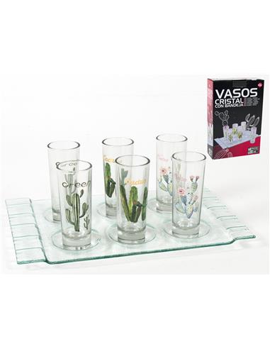VASO*6+BANDEJA 15577