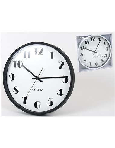 RELOJ DE PARED GRAN NUMERO 30CM 15027