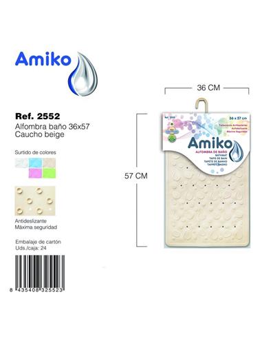 ALFOMBRA BAÑO 36X57 BEIGE