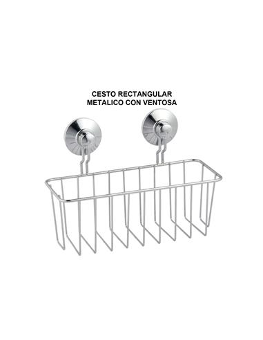 CESTO RECTANGULAR METALICO C/VENTASO