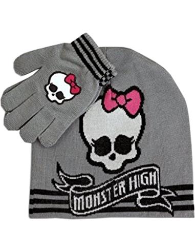 GORRO Y GUANTES MONSTER HIGH