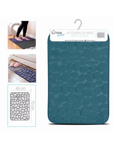 ALFOMBRA BAÑO PIEDRA AZUL 45*70 45543