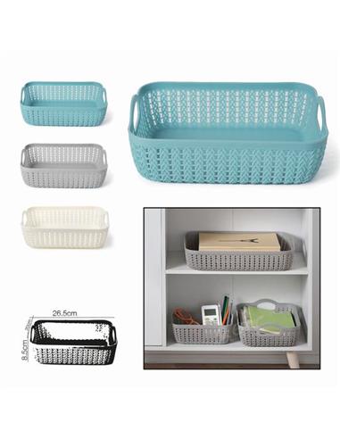 CESTA RECTANGULAR LESY 26.5 50656