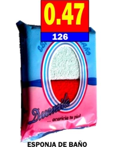 ESPONJA BAÑO RIZO ALGODON