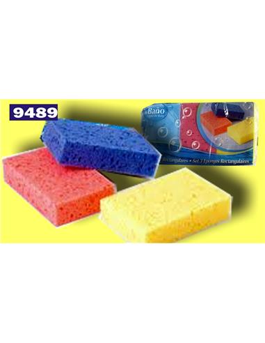 ESPONJA BAÑO TRIPLE SAYMA