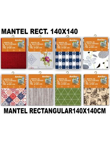 MANTEL C SURTIDO 140*140CM 95557