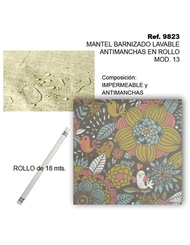 MANTEL ROLLO ANTIMANCHAS PAJARO