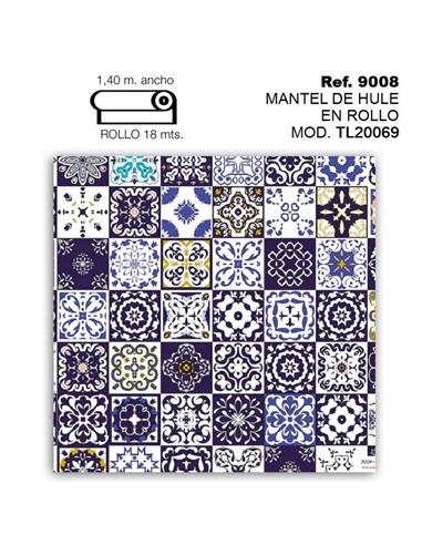 MANTEL ROLLO AZULEJO