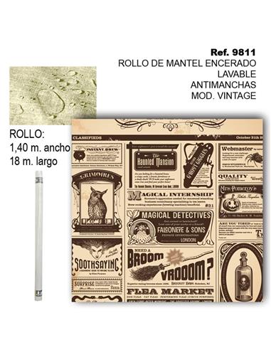 MANTEL ROLLO IMI TELA PERIODICO