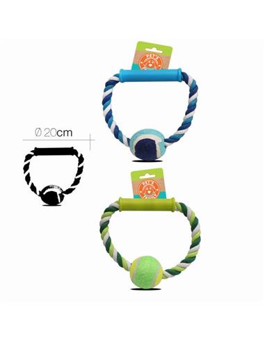 ANIMAL CUERDA C/PELOTA 10597