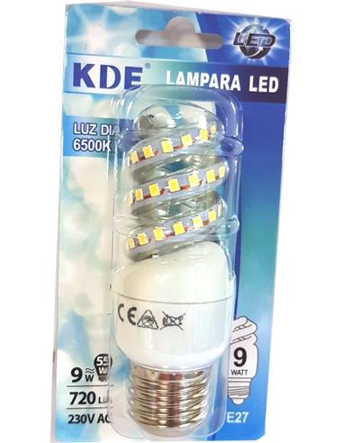 BOMBILLA GL  LED ESPIRAL MINI 9W E27 LUZ FRIA