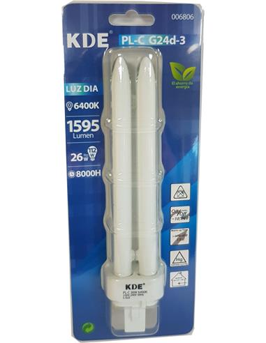 BOMBILLA GL  PINCHO  PL-C26W G24D LUZ FRIA