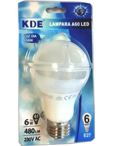 BOMBILLA GL LED ESTANDAR A60 6W E27 LUZ F