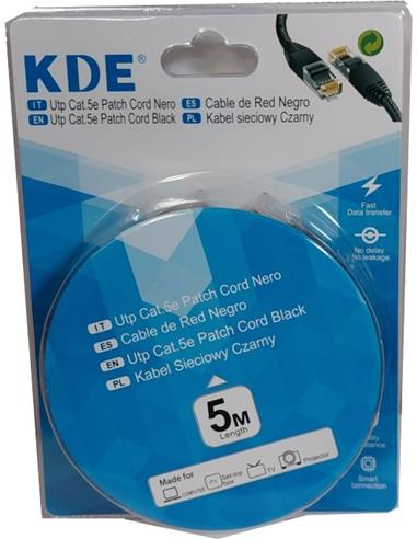 CABLE DE RED NEGRO 5M 04696