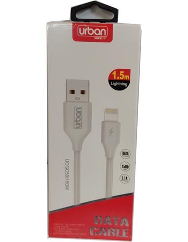 E CABLE IPHONE 1.5M BL 02845