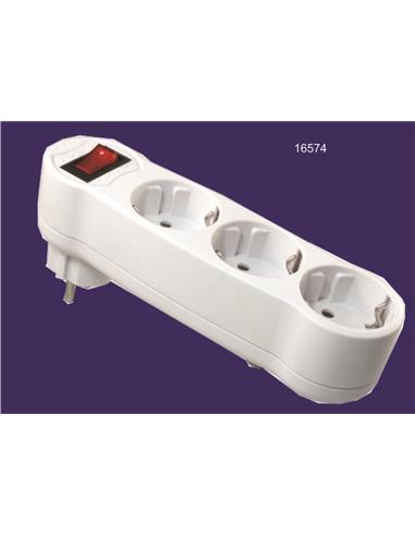 E TRIPLE ADACTADOR VERTICALC/INTERRUTOR