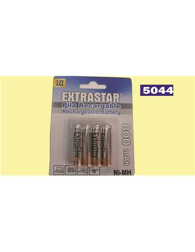 PILAS EXTRACTAR R06 RECARGABLES