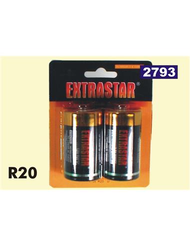 PILAS EXTRASTAR R20 2PZS