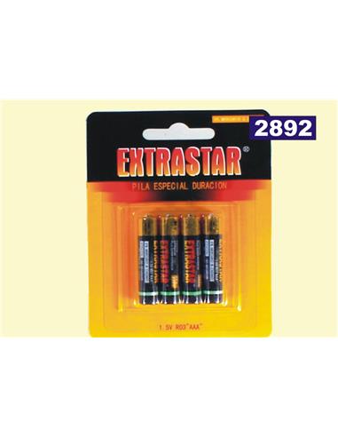 PILAS EXTRASTAR R6 4 PZAS