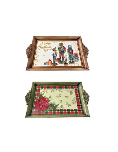  BANDEJA RECTANGULAR ASAS XMAS 39*25