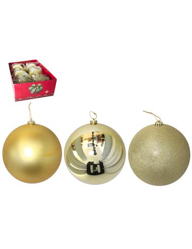 A BOLA NAVIDAD ORO 20CM 55360