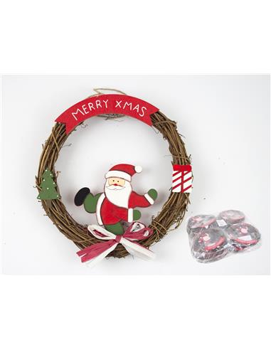 A COLGANTE PUERTA PAPA NOEL