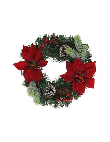 A CORONA DE NAVIDAD PINO 35CM