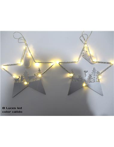 A ESTRELLA METAL LED 18*18