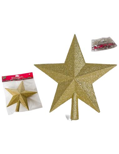 A ESTRELLA PUNTA ARBOL ORO 47013