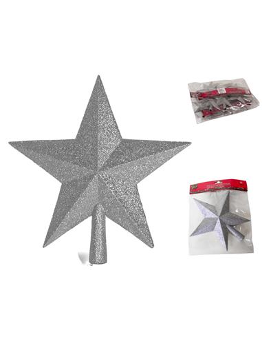 A ESTRELLA PUNTA ARBOL PLATA 47037