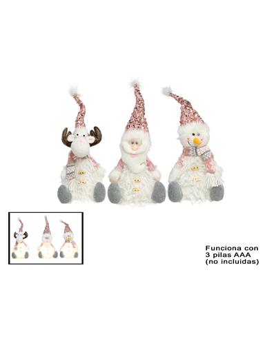 A FIGURA NAVIDAD SENTADA LED