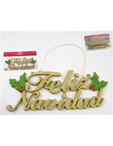 A LETRERO PURPURINA FELIZ NAVIDAD 05048
