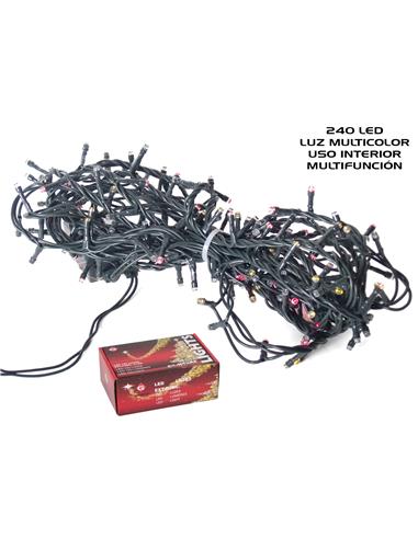 A LUCES 240LED INT MULTICOLOR 95141