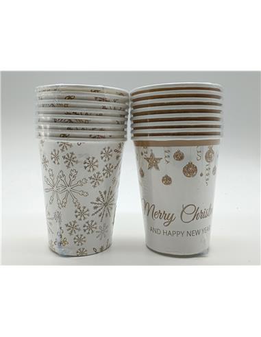 A VASO PAPEL *7 XMAS 250ML