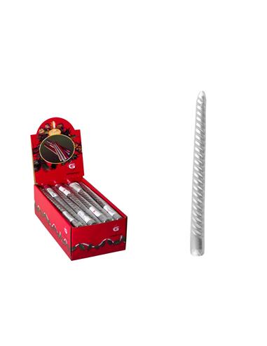 A VELA BUJIA ESPIRAL PLATA 59525