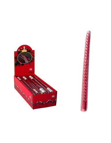 A VELA BUJIA ESPIRAL ROJA