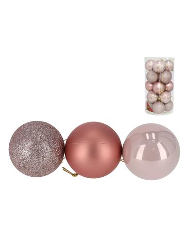 BOLA NAVIDAD X20 ROSA