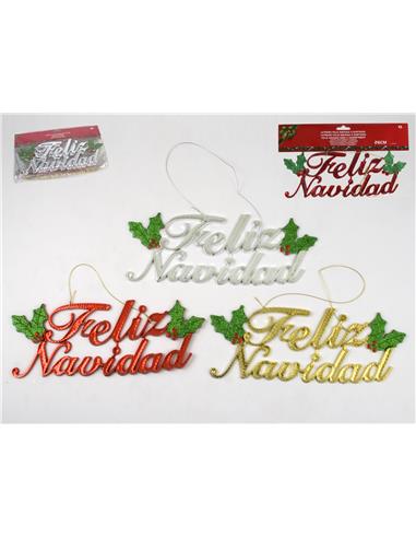 LETRERO FELIZ NAVIDAD 3SURT