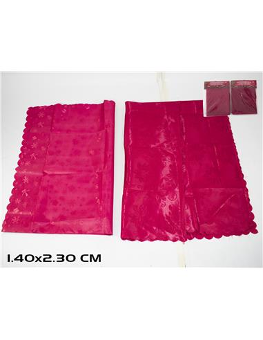 MANTEL ROJO 140*170 2SURT.