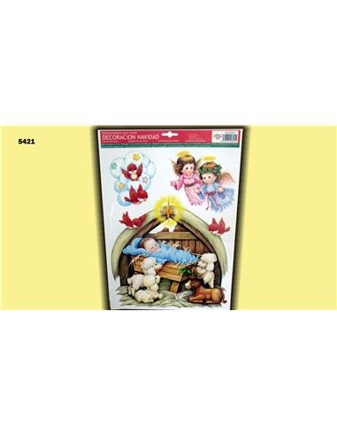 NAVIDAD DECORACION NACIMIENTO NIÑO  WD*0084A