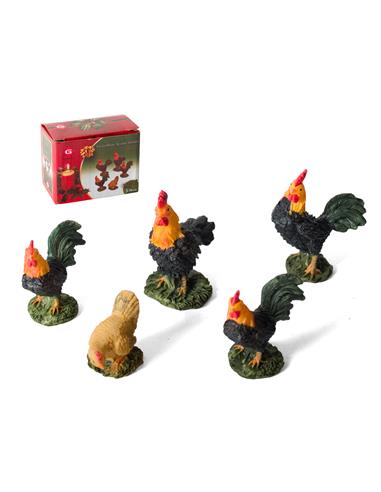 RESINA GALLINAS*5 SURTIDAS