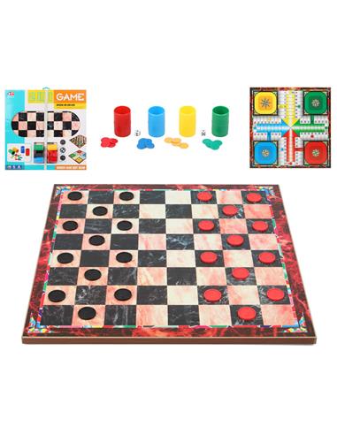 J AJEDREZ+PARCHIS MADERA 33150
