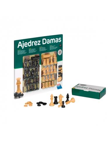 J JUEGO AJEDREZ Y DAMAS