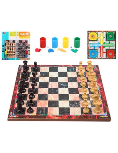 J JUEGO MESA PARCHIS/AJEDREZ  33143