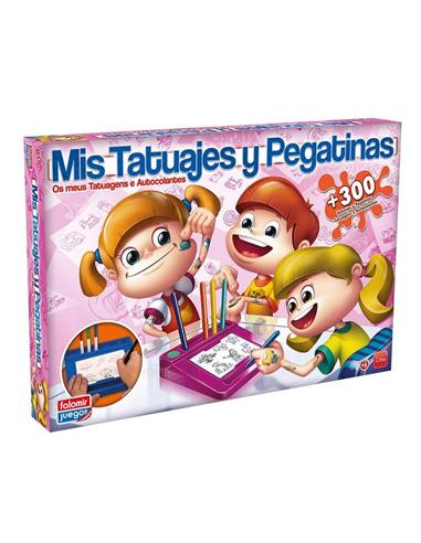 J JUEGOS MIS TATUAJES Y PEGATINAS