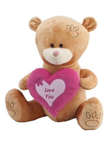 J PELUCHE OSO HUELLA CORAZON 20439
