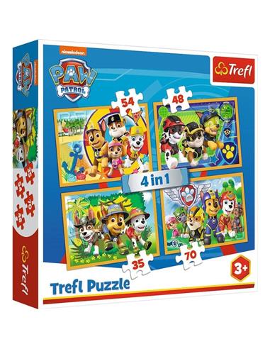 J PUZZLE 4EN1 PAW PATROL